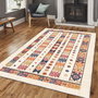 Conceptum Els1784 Alfombra de Terciopelo Multicolor 80 x 120 cm